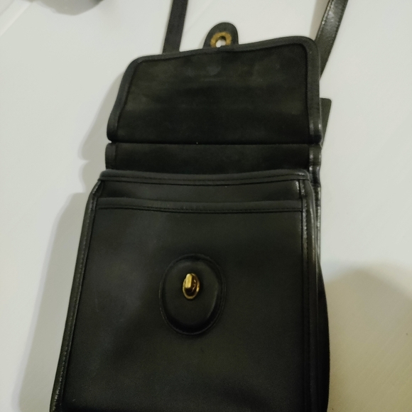 Vintage Coach Murphy Willis Turnlock Smooth Leather Crossbody Bag 9930 - Picture 12 of 16